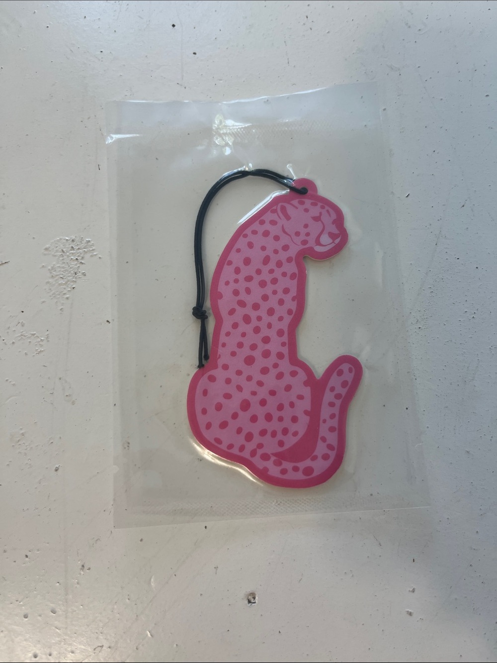 Amazon Pink Leopard Cheetah Car Air Freshner Rearview Mirror Hanger Decor
